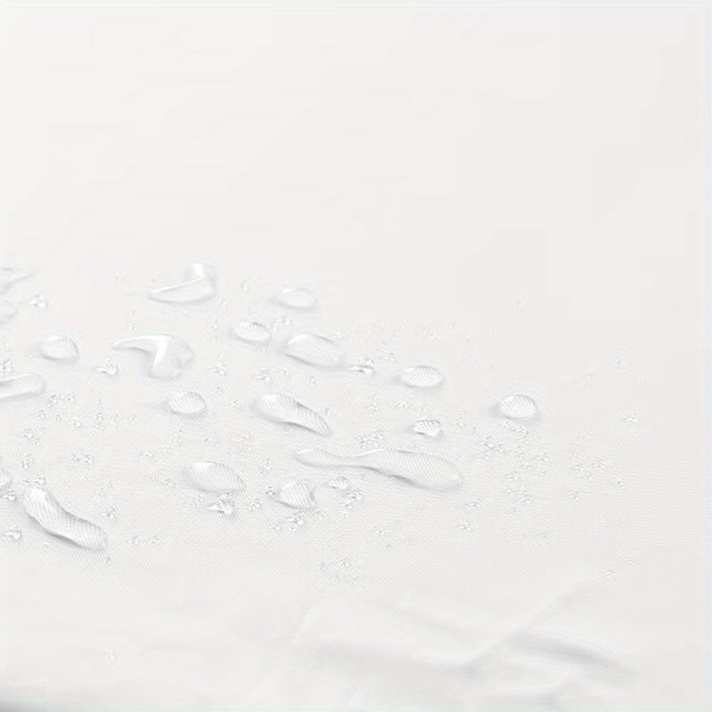 1pc Contemporary Abstract Geometric Shower Curtain Featuring a Pastel Design of Triangles, Circles, And Squares. Stylish Minimalist Bathroom Decoration, Measuring 70.8 by 70.8 Inches, Made of Machine Washable Polyester And Comes with 12 Hooks