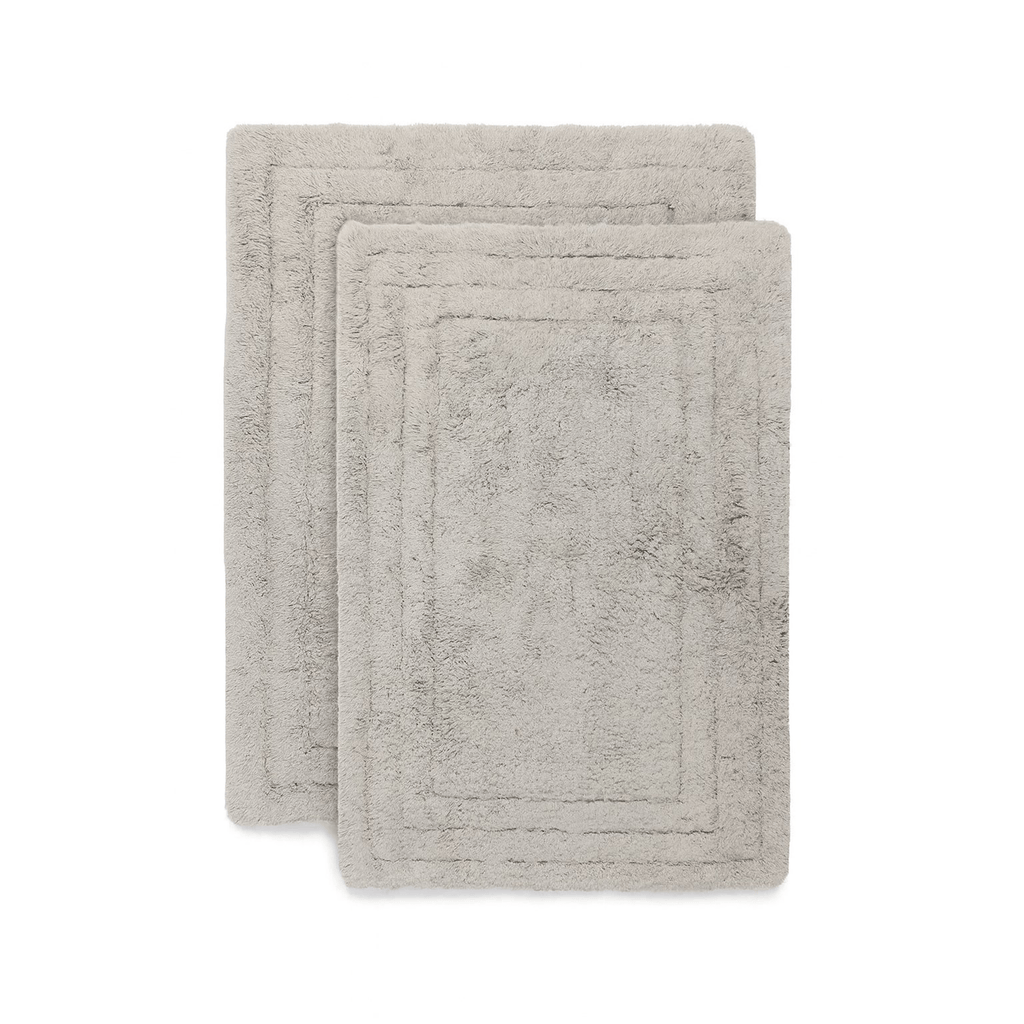 2pcs Cotton Bathmat – Grey 32x20 Inches | Soft, Absorbent & Quick-Dry Rug | Non-Slip, Durable & Machine Washable | Elegant Grey Finish Adds a Modern Touch | Perfect for Home, Spa & Hotel Bathrooms | Everyday Luxury Bath Rug by Riva Home
