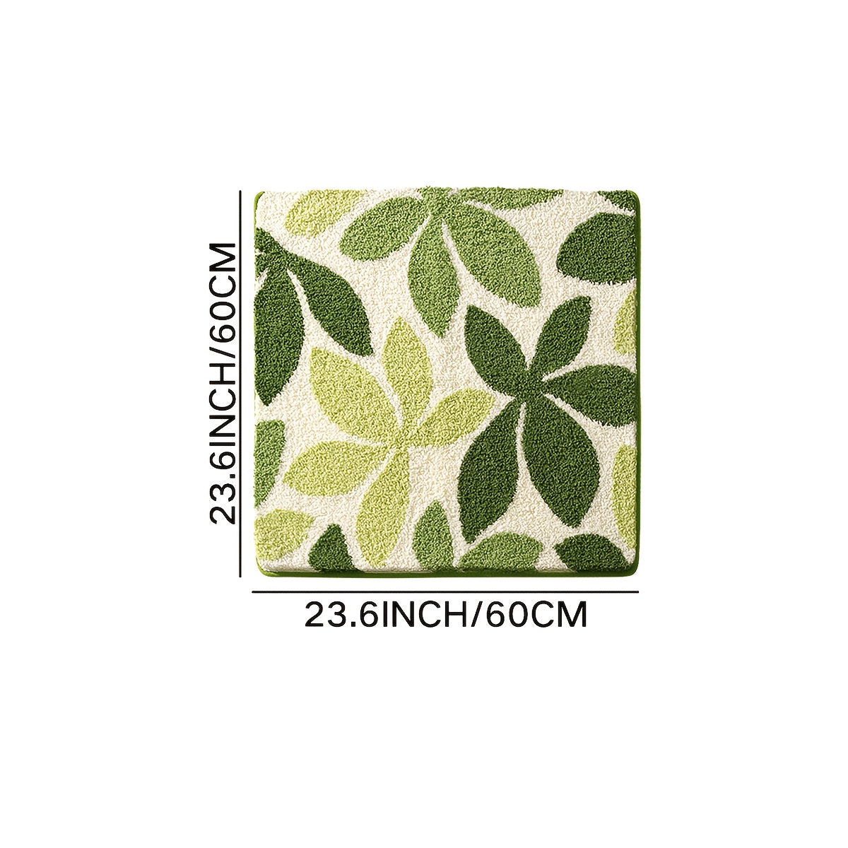 Non-Slip Square Mat for The Bathroom, Absorbent Floor Covering, Foot Mat Designed to Prevent Slipping, Durable And Resistant for Home Use