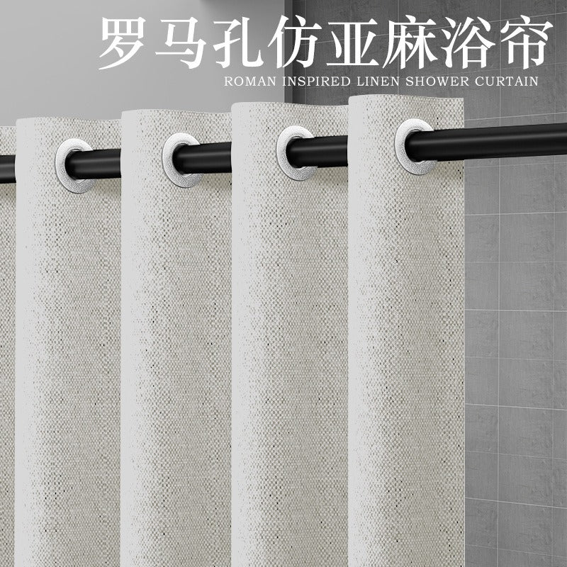 Shower Curtain Cross-border Directly from the Manufacturer 230g Thickened Shower Curtain, and Shower Curtain Cloth Bath Curtain Cloth Bathroom Spot